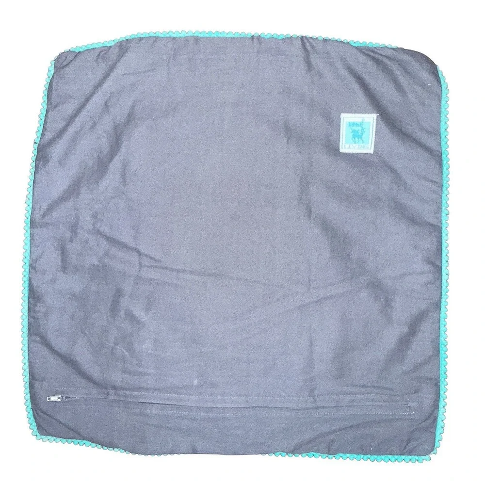 Karma Living Embroidered Square‎ 18